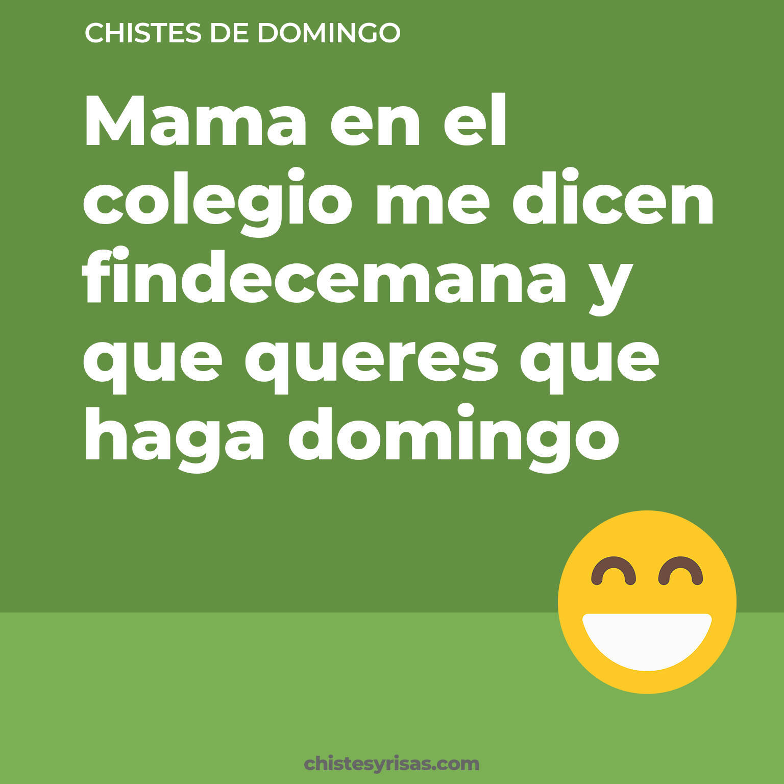 chistes de Domingo más graciosos