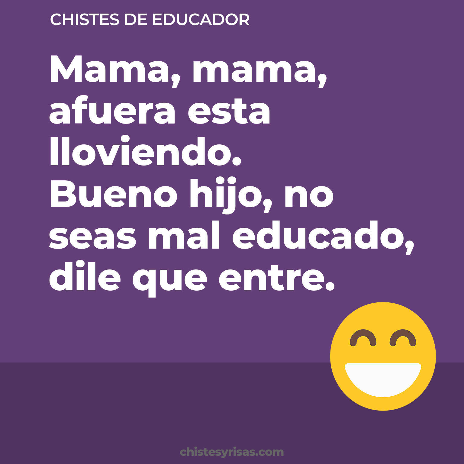 chistes de Educador cortos