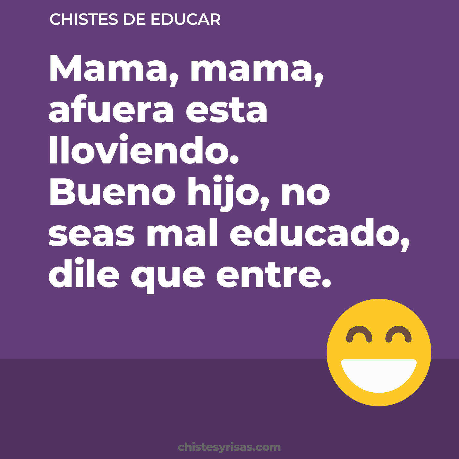 chistes de Educar cortos