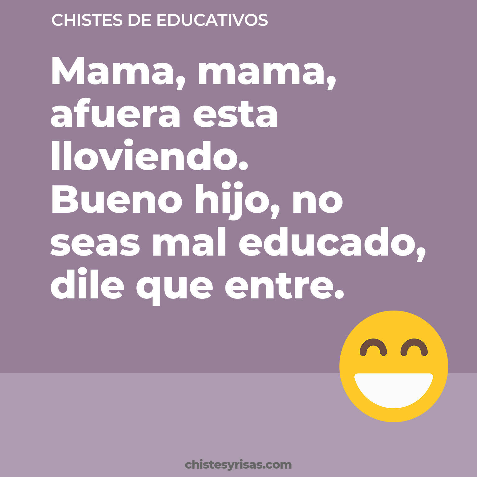 chistes de Educativos cortos