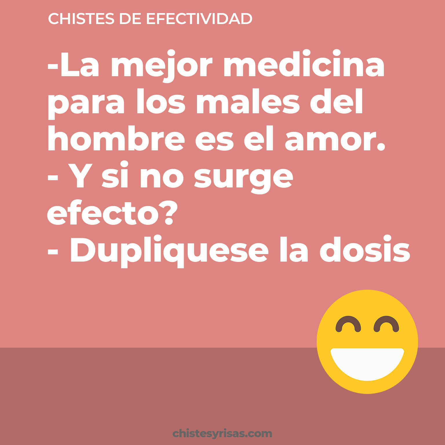 chistes de Efectividad más graciosos