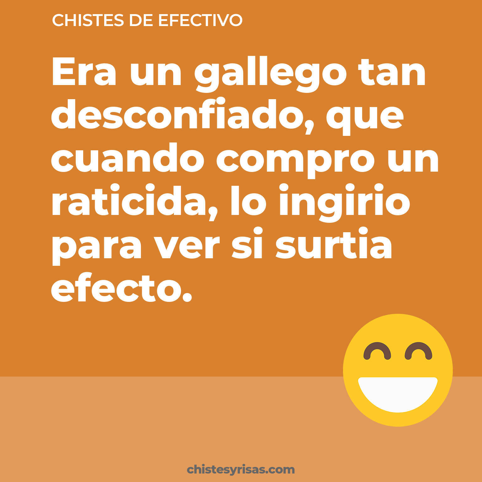 chistes de Efectivo cortos