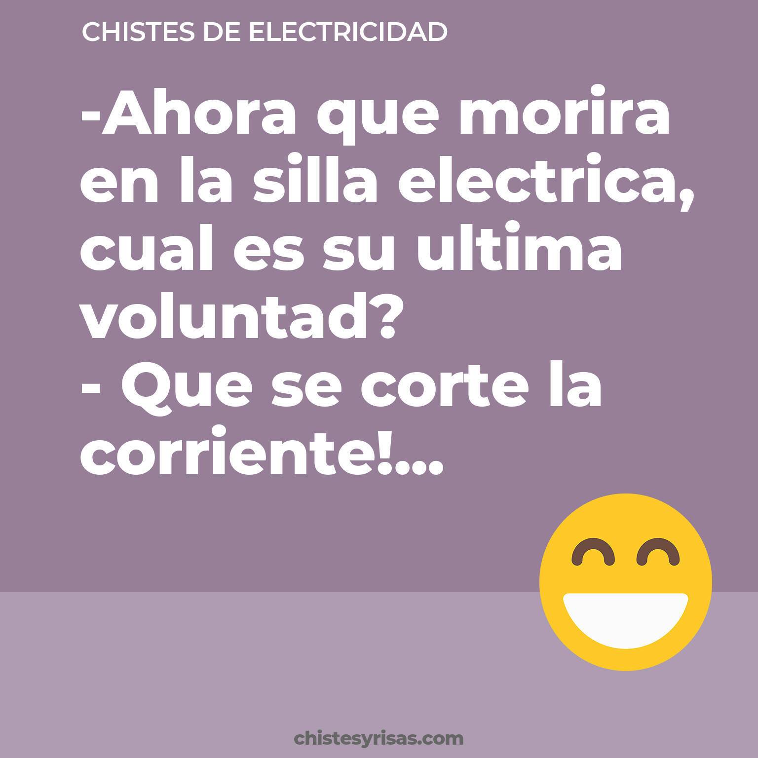 chistes de Electricidad más graciosos