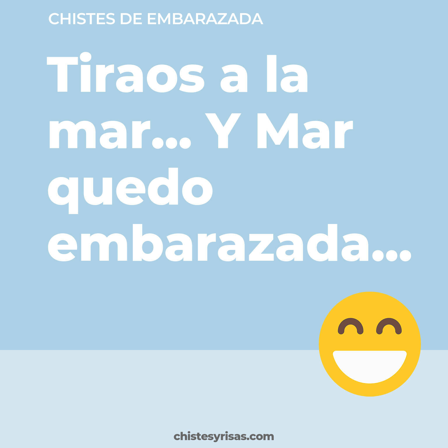 chistes de Embarazada cortos