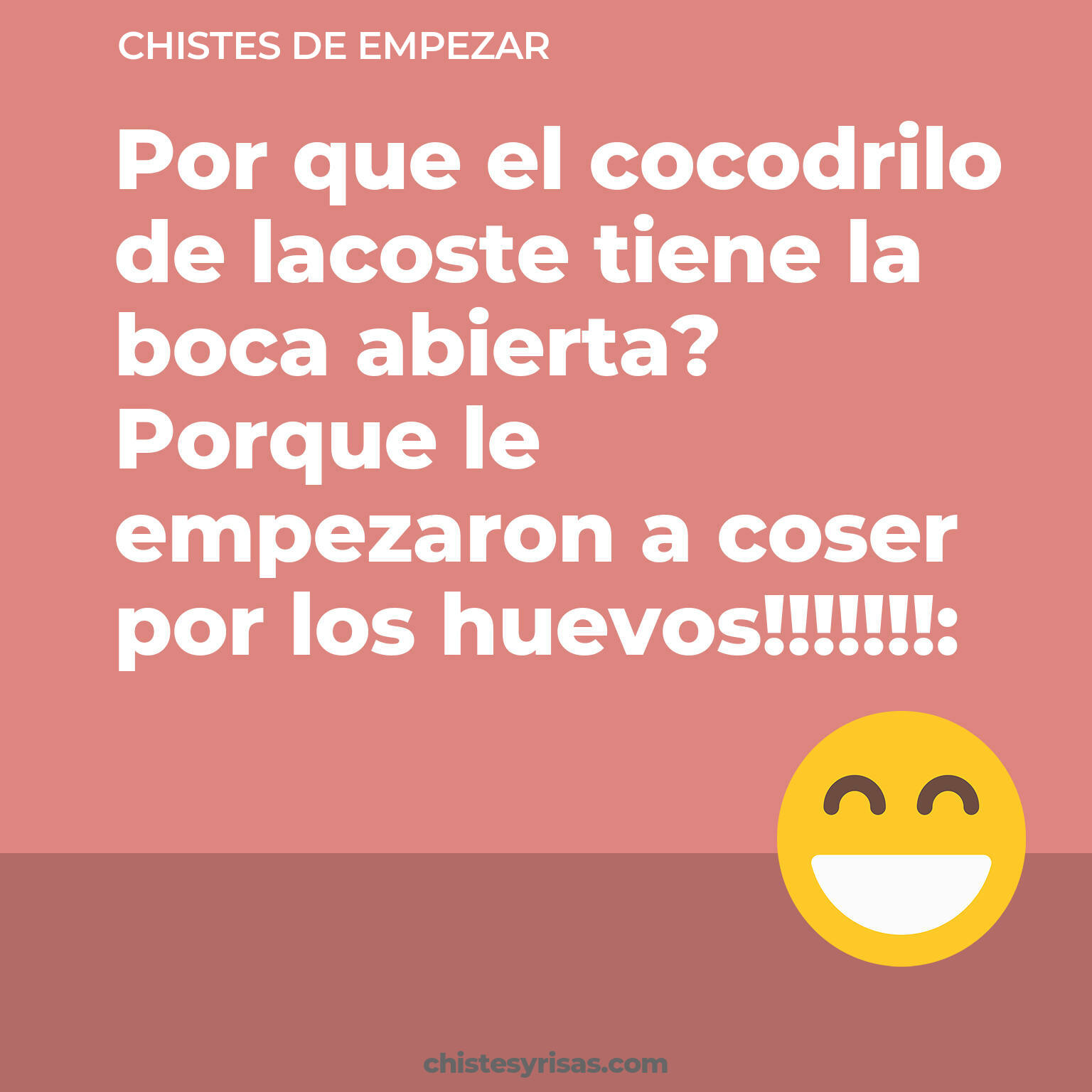 chistes de Empezar cortos