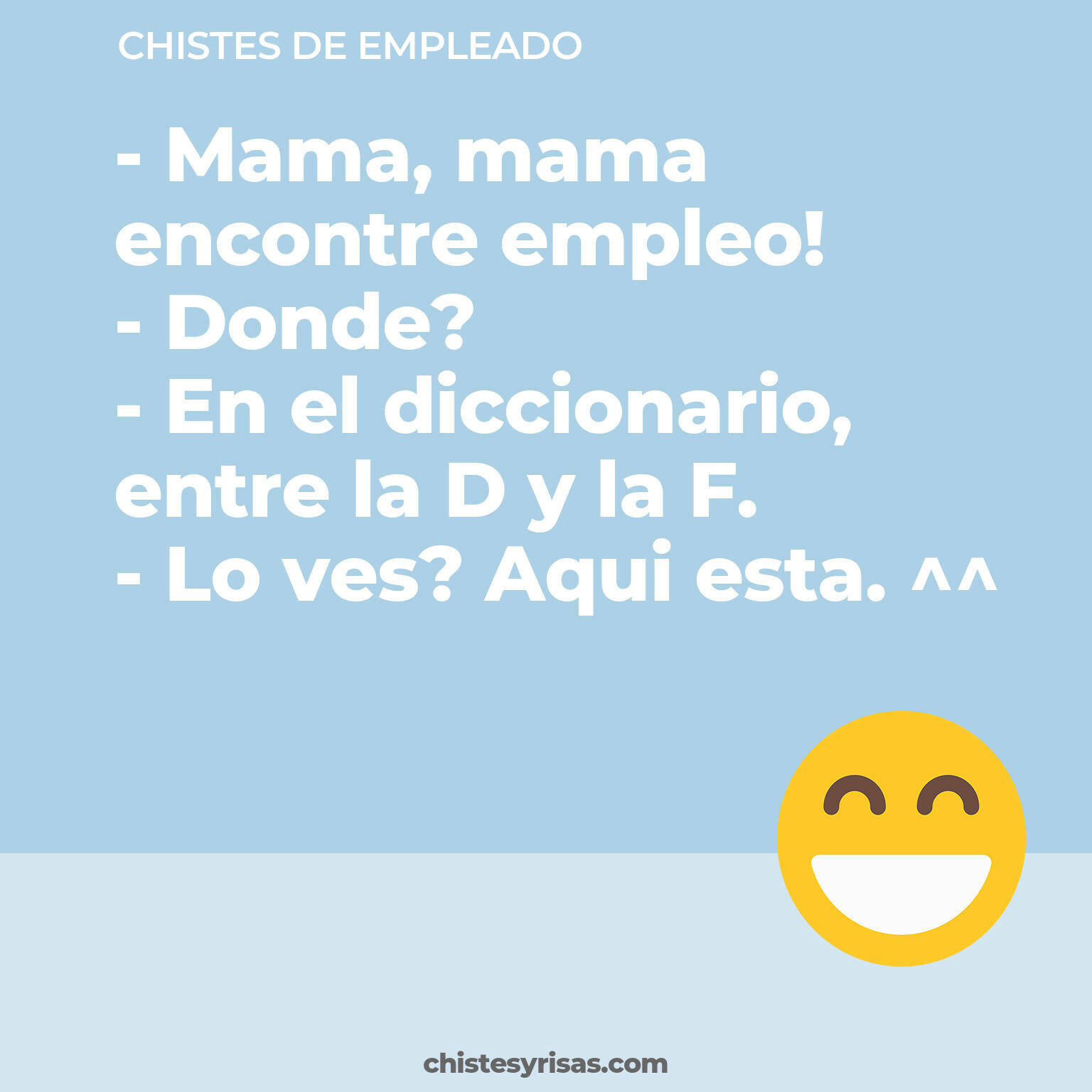 chistes de Empleado buenos foto para reir