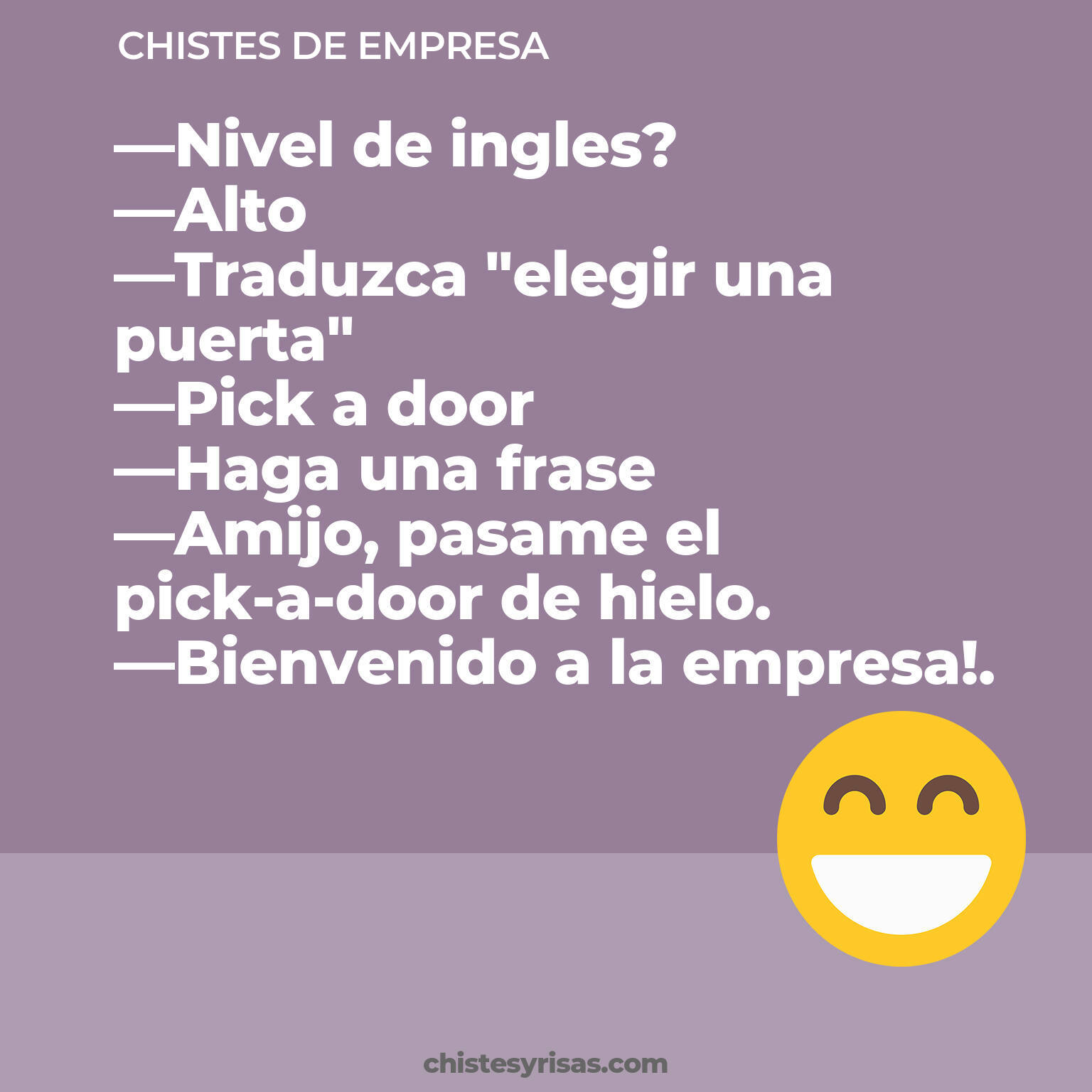 chistes de Empresa más graciosos