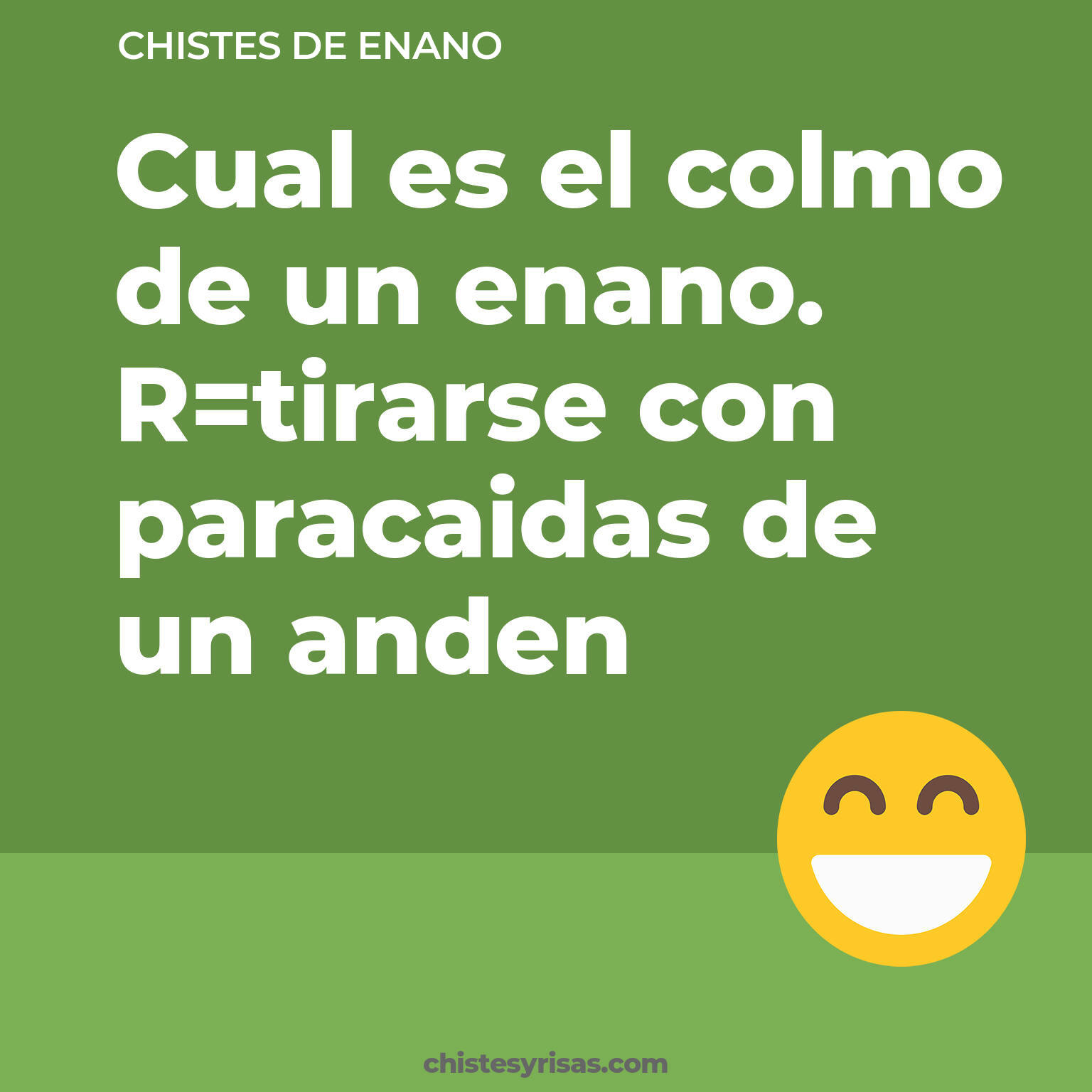 chistes de Enano cortos