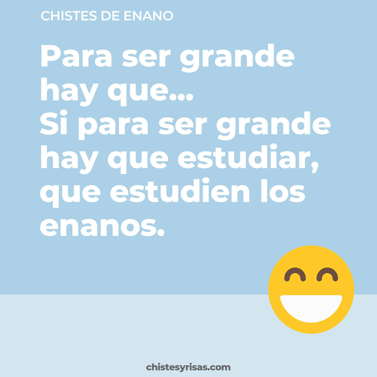 chistes de Enano más graciosos