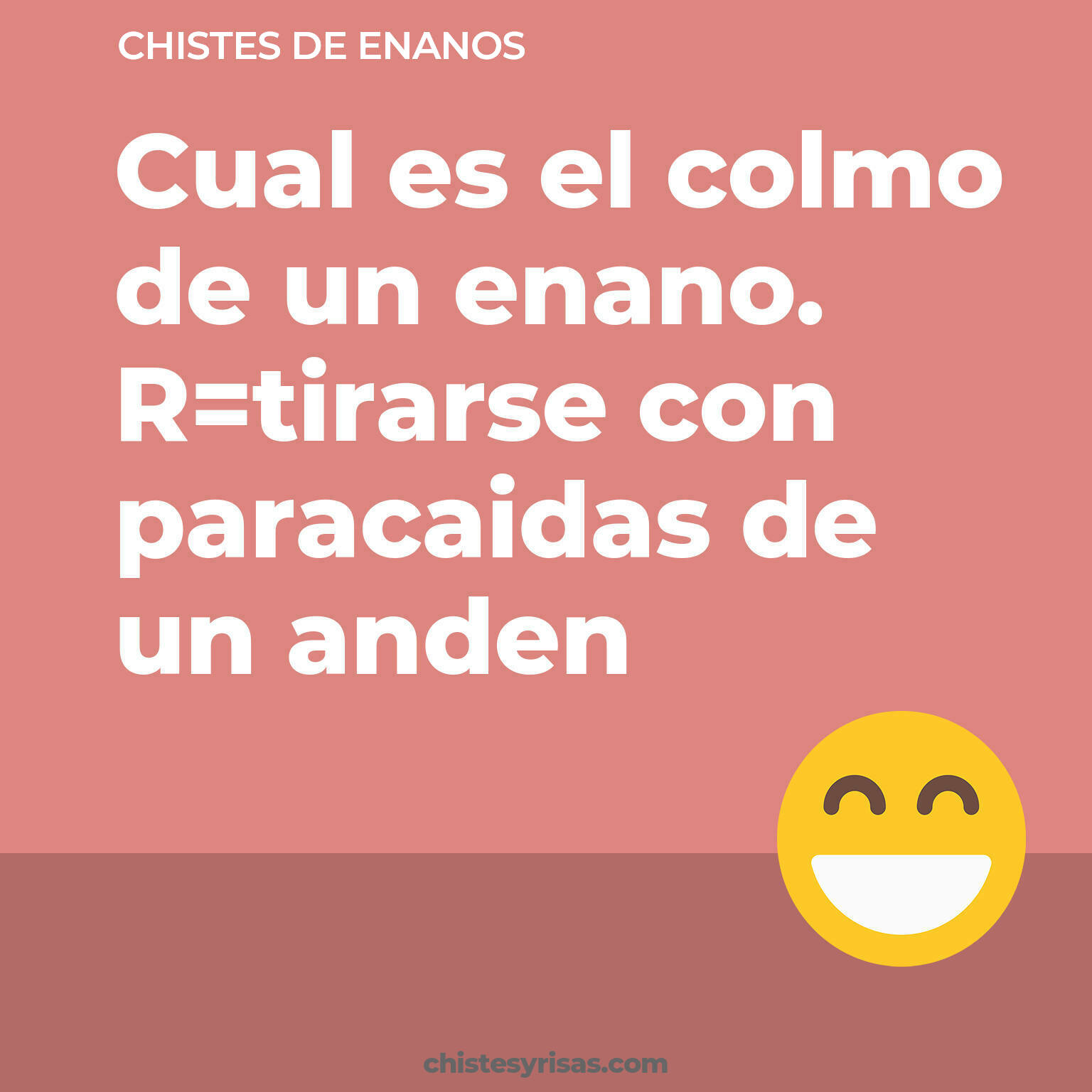 chistes de Enanos cortos