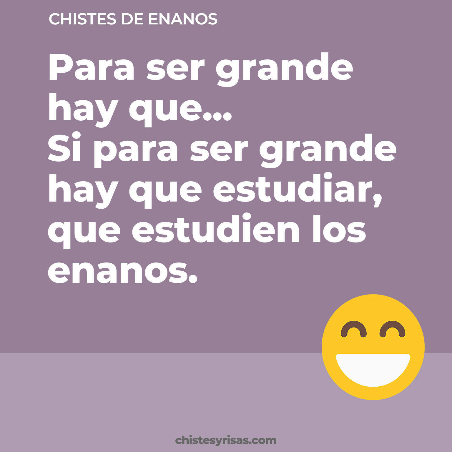 chistes de Enanos más graciosos