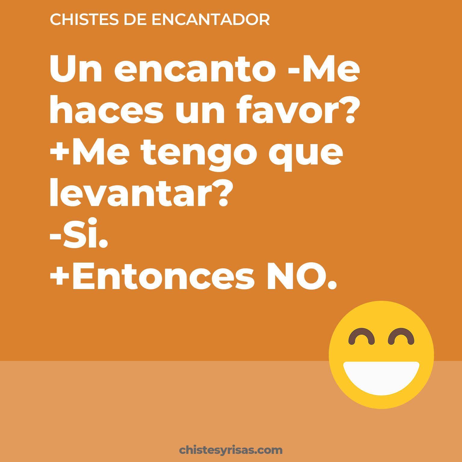 chistes de Encantador más graciosos