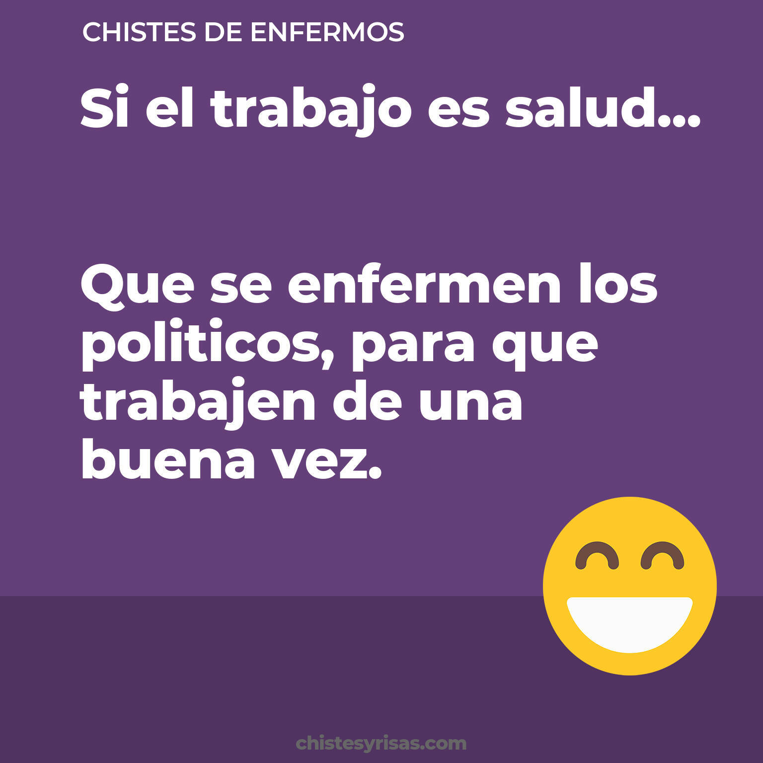 chistes de Enfermos cortos