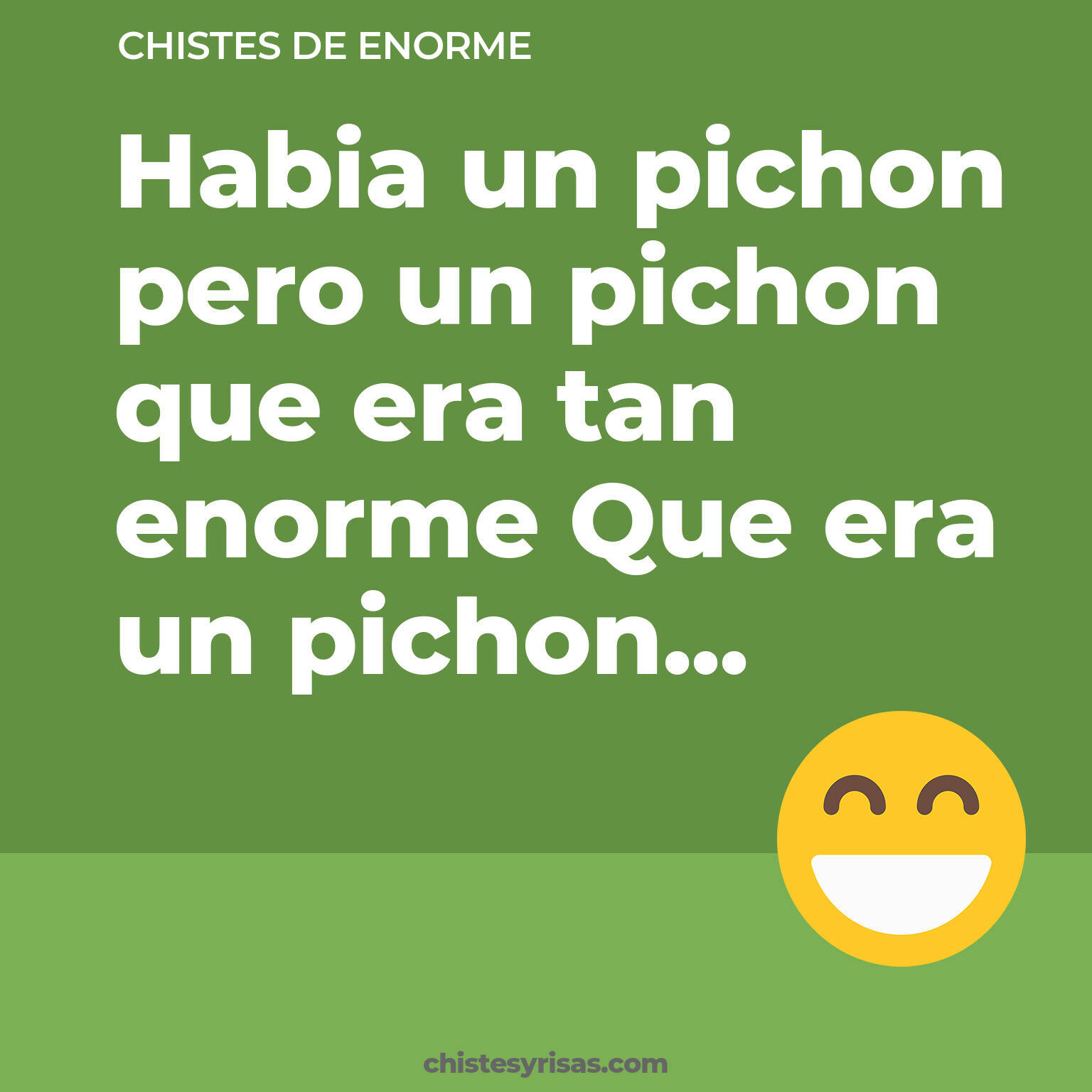 chistes de Enorme cortos