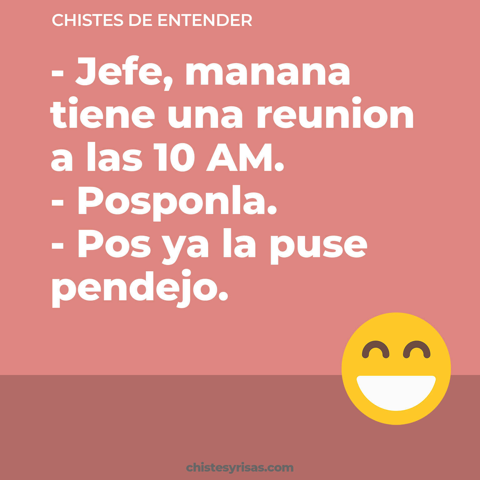 chistes de Entender buenos