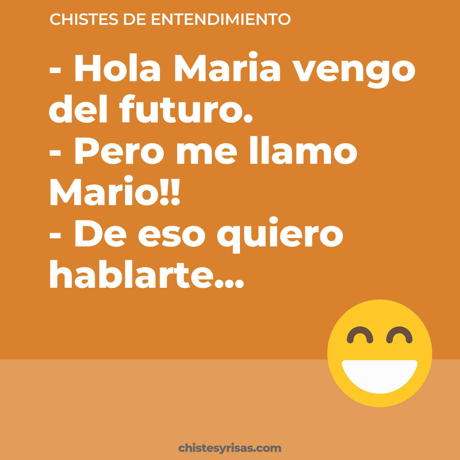 chistes de Entendimiento cortos