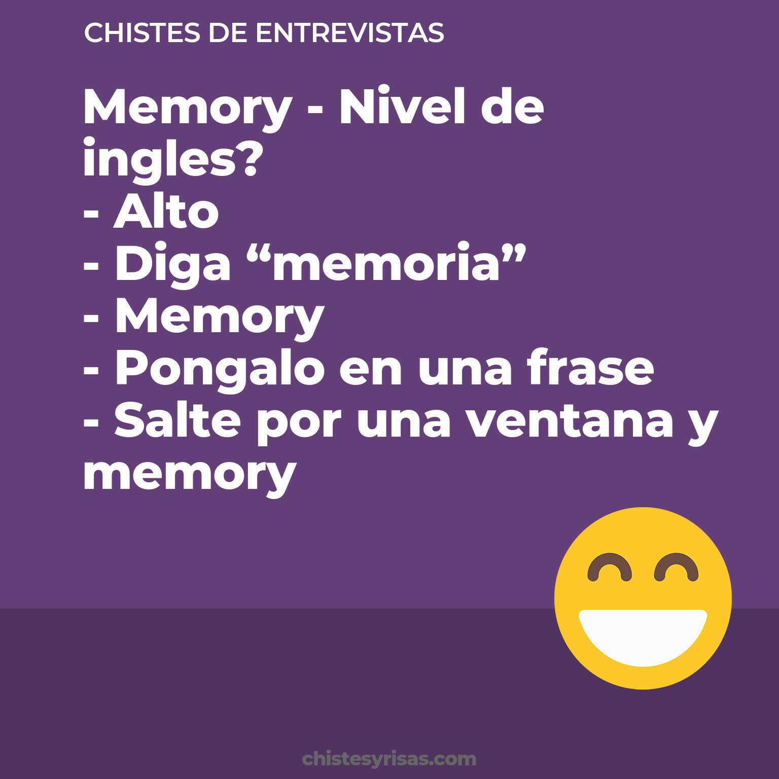 chistes de Entrevistas buenos