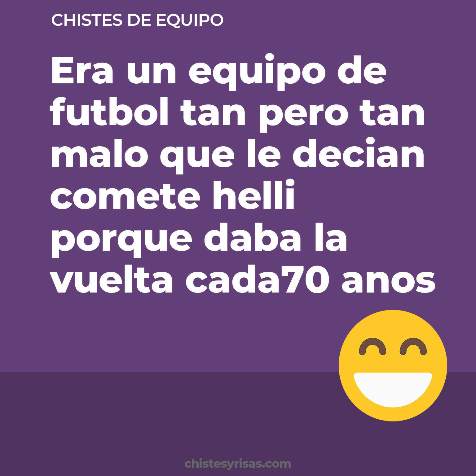 chistes de Equipo buenos