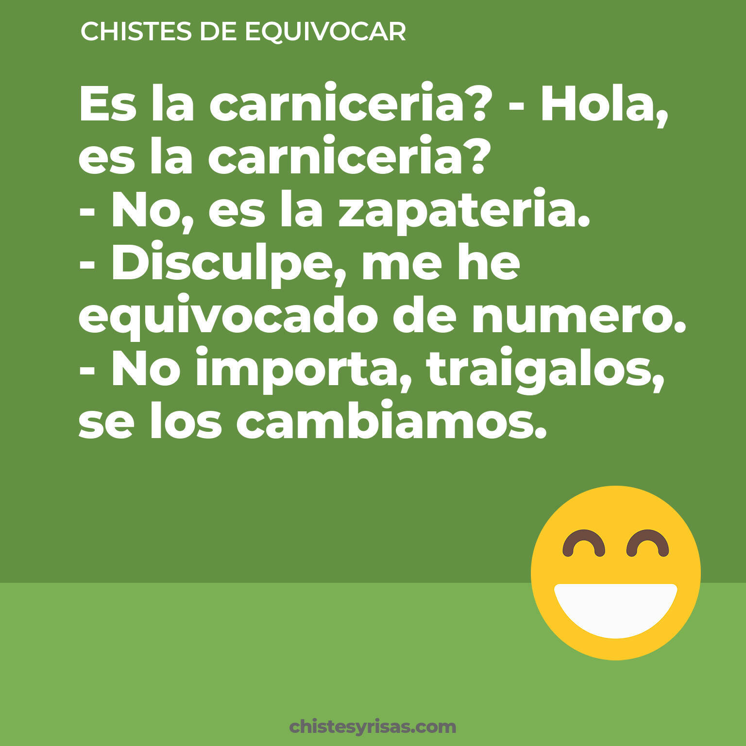 chistes de Equivocar más graciosos