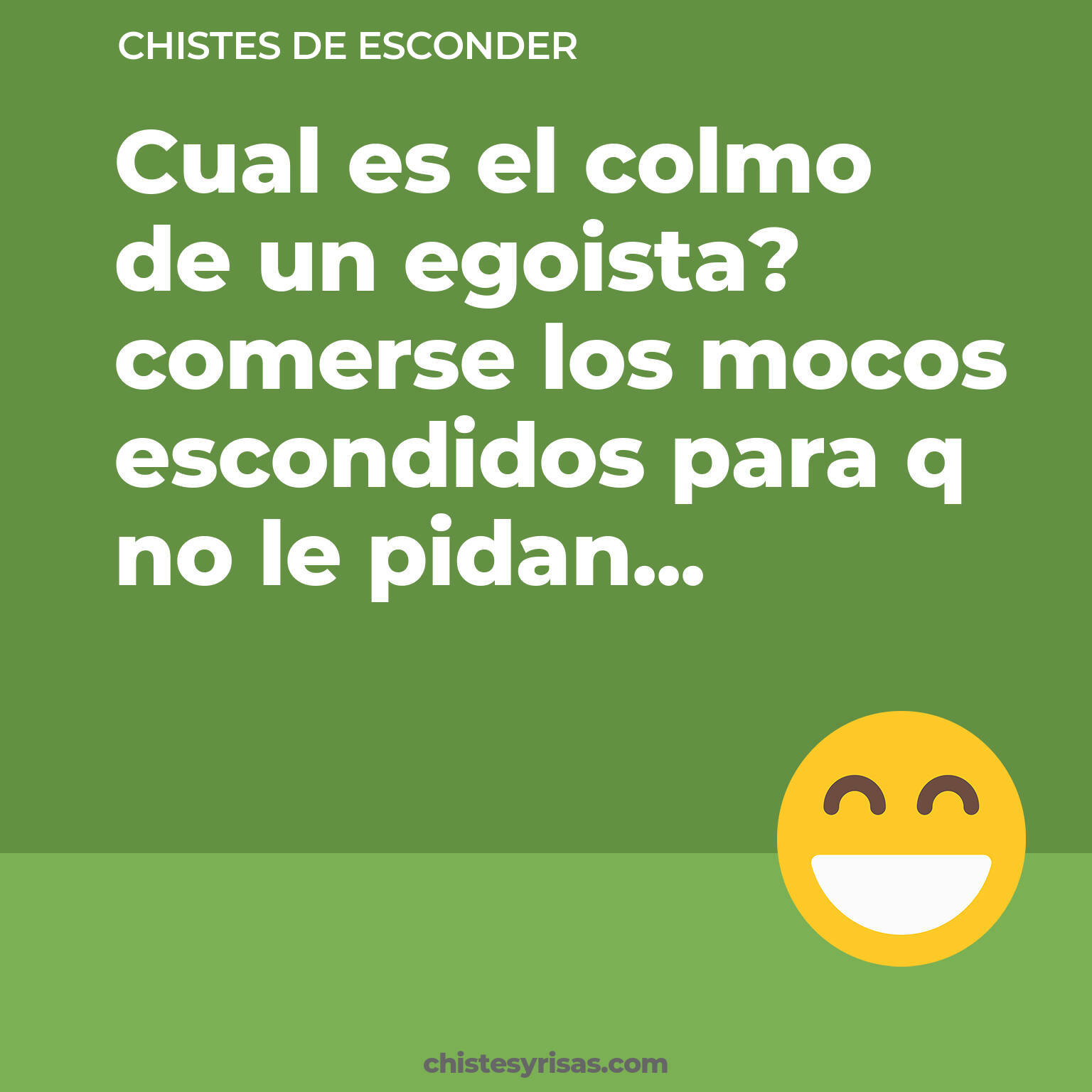 chistes de Esconder más graciosos