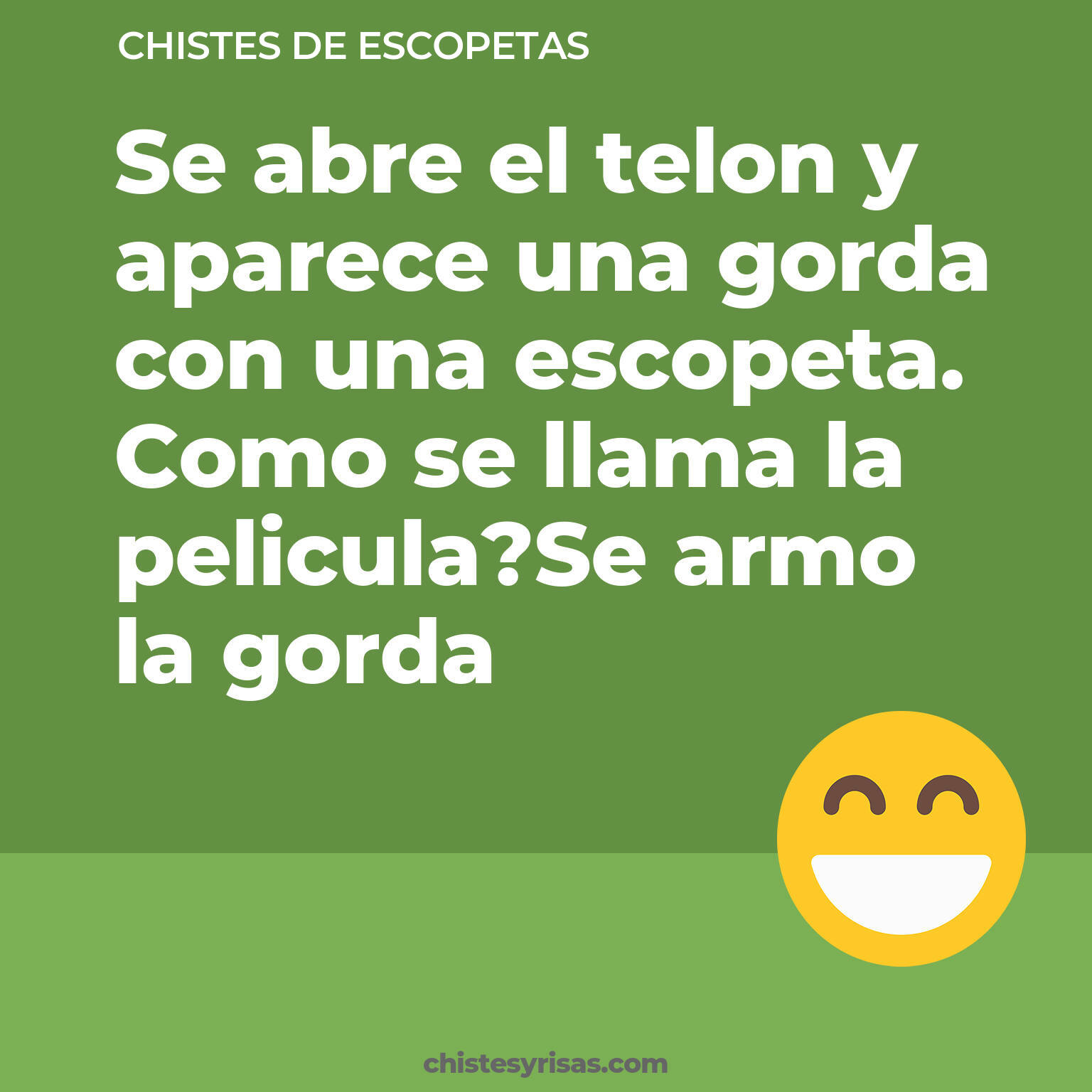 chistes de Escopetas buenos