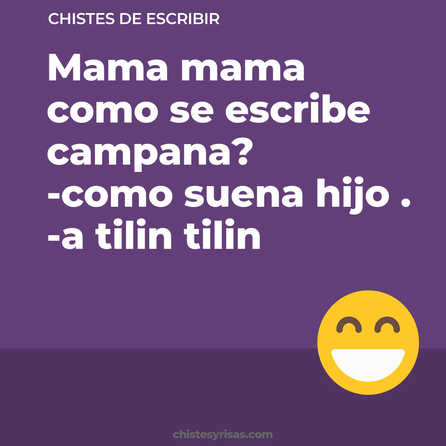 chistes de Escribir buenos