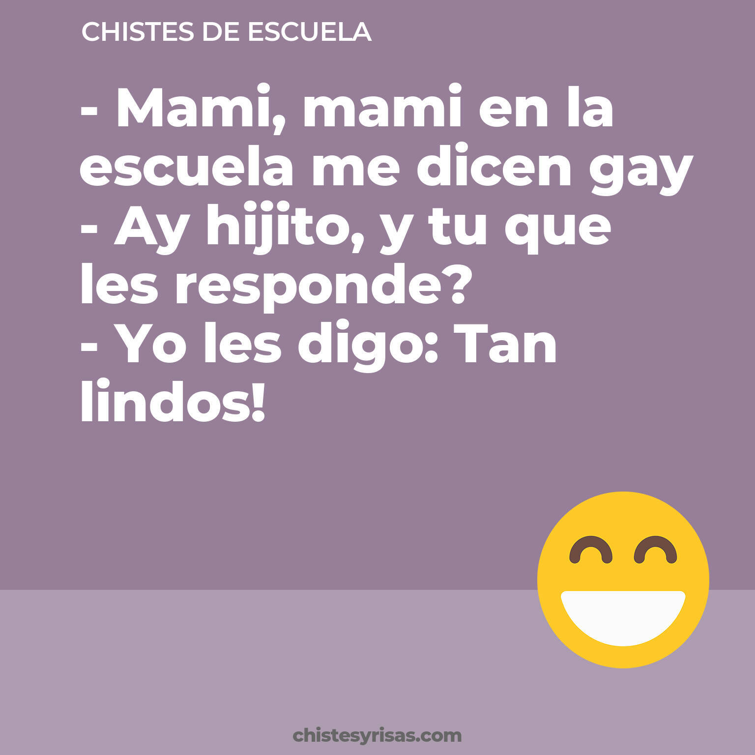 chistes de Escuela buenos