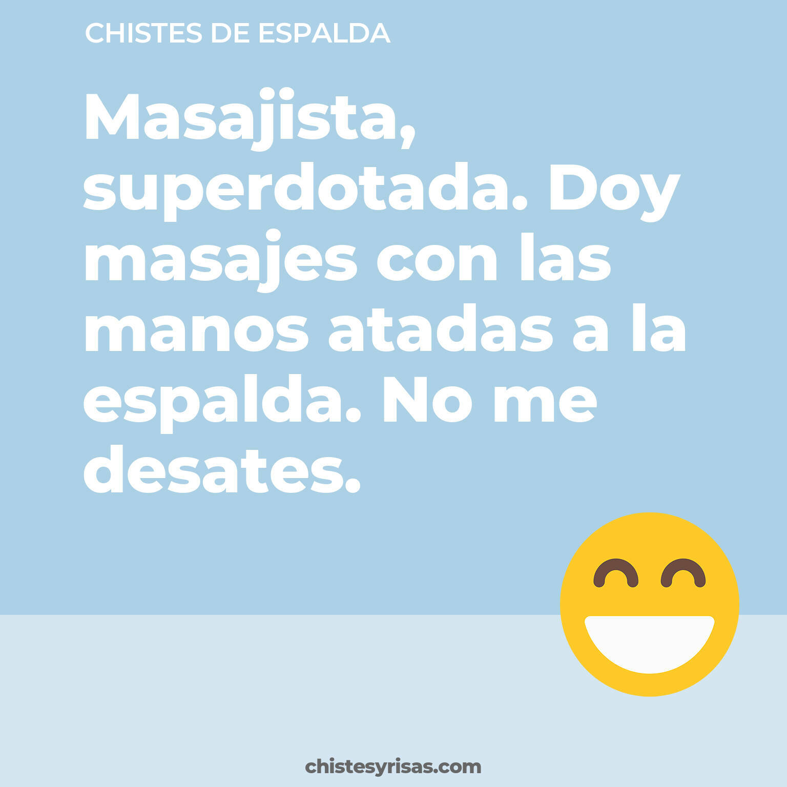 chistes de Espalda buenos