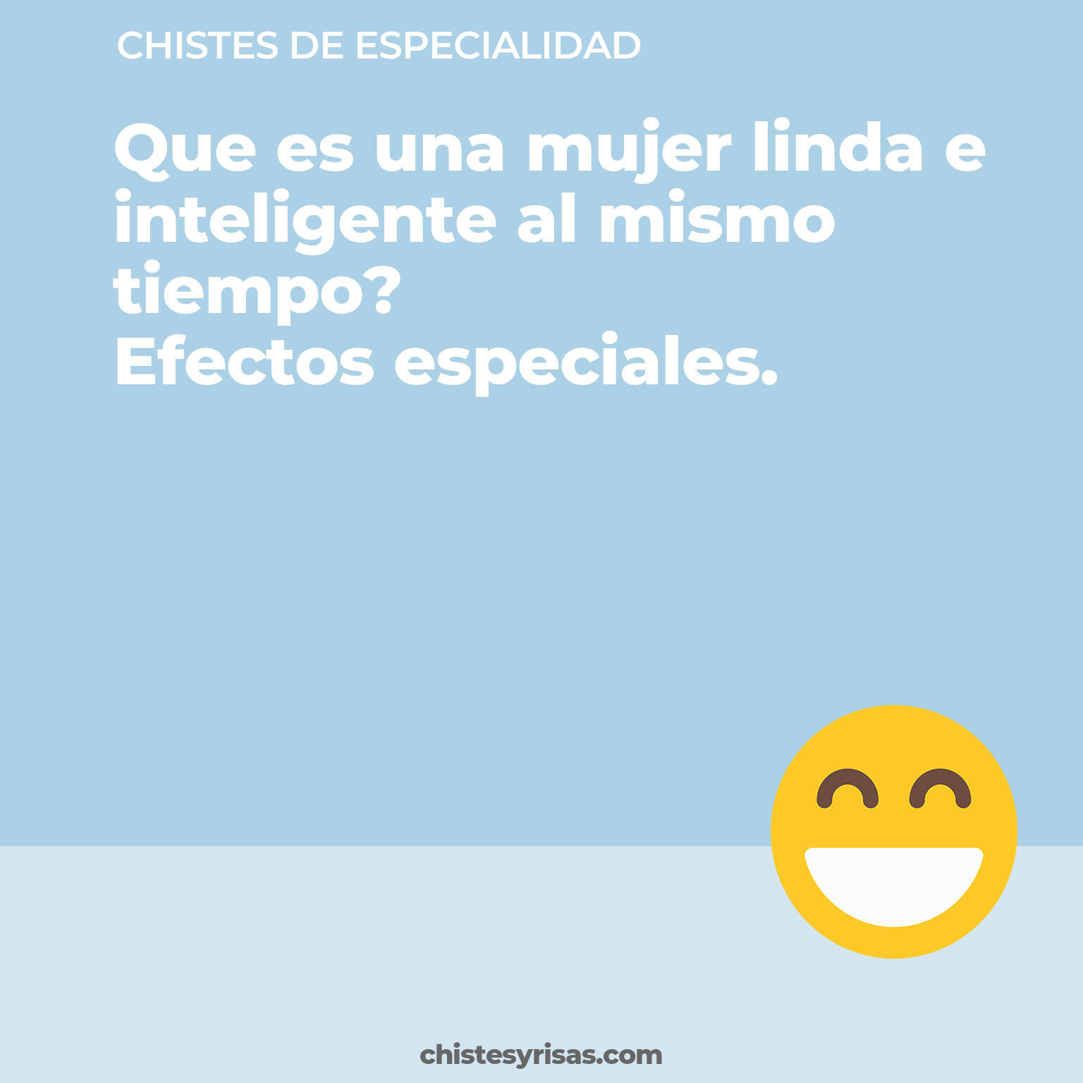 chistes de Especialidad cortos