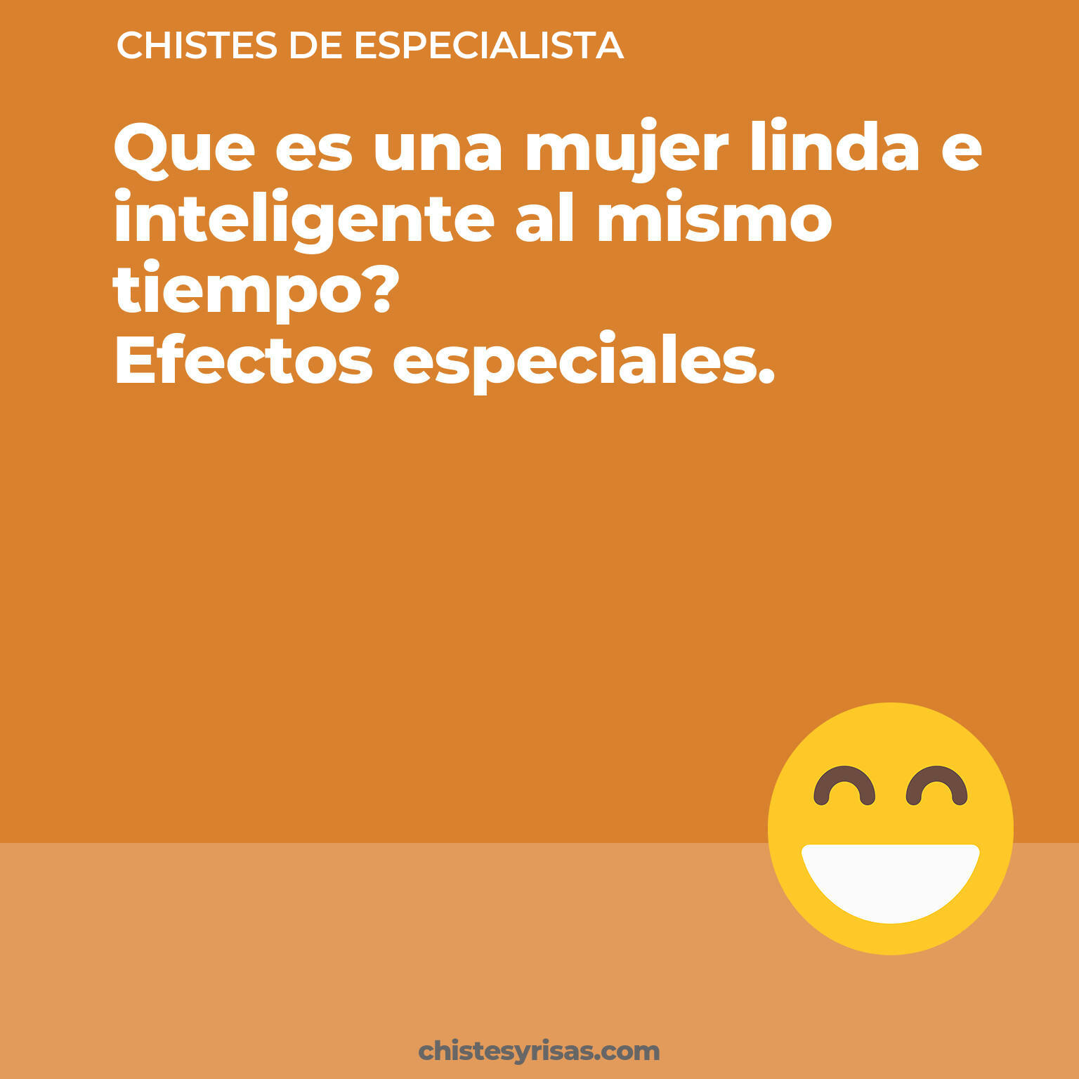 chistes de Especialista cortos