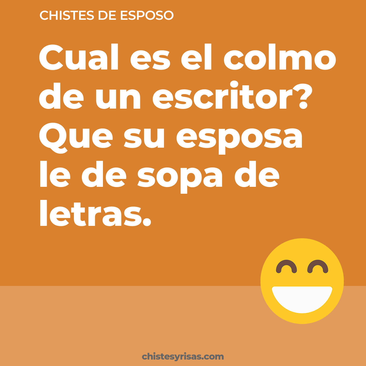 chistes de Esposo cortos