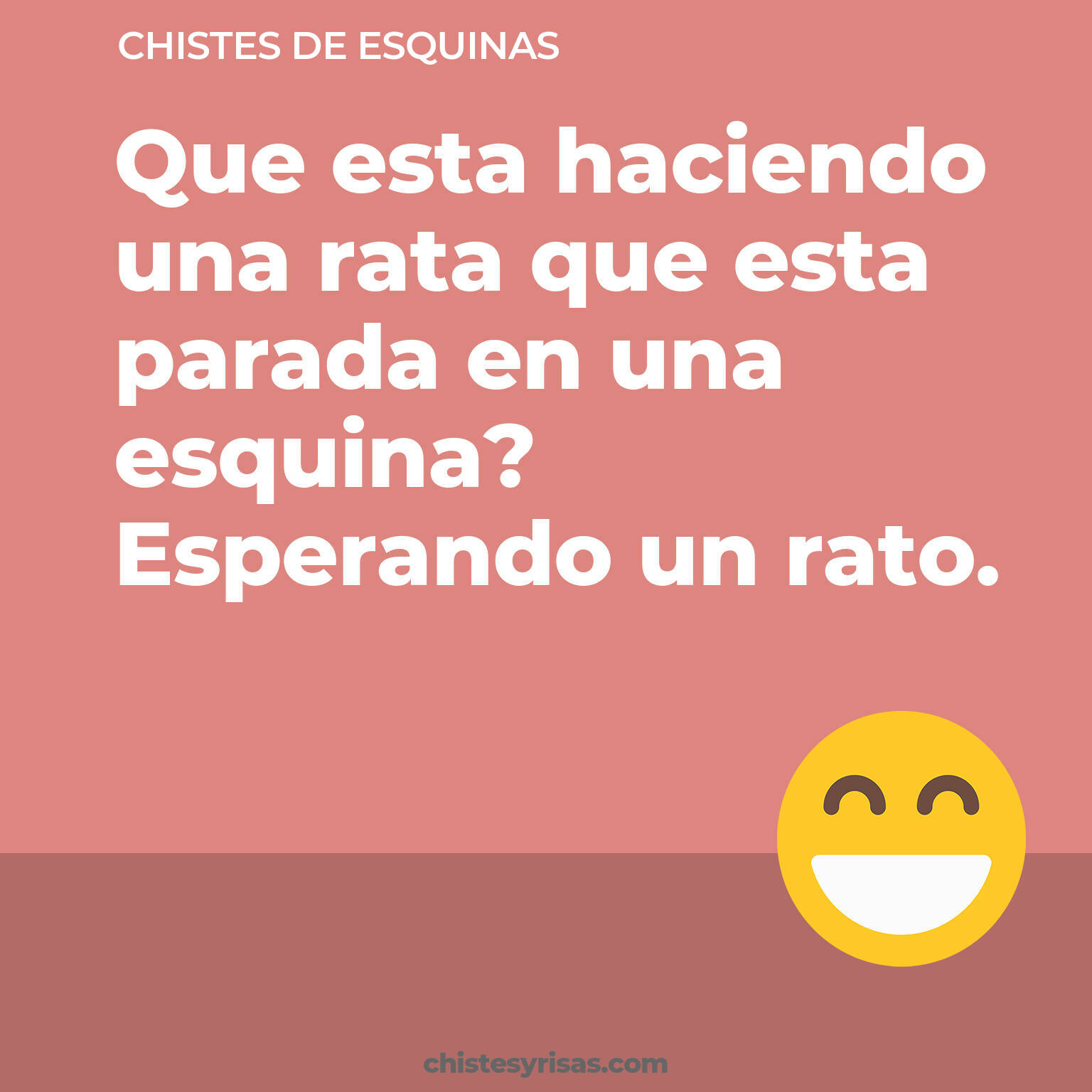 chistes de Esquinas cortos