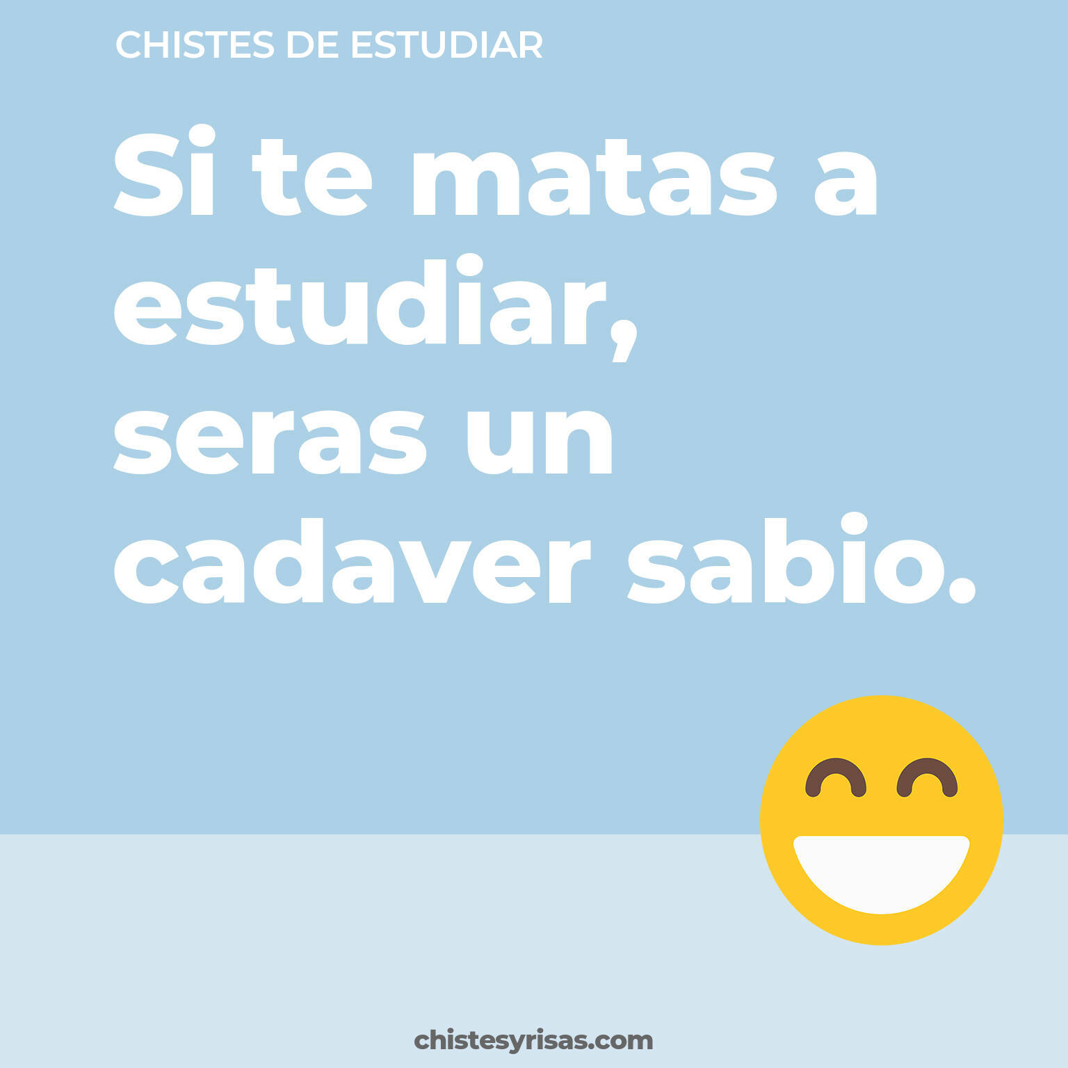 chistes de Estudiar buenos