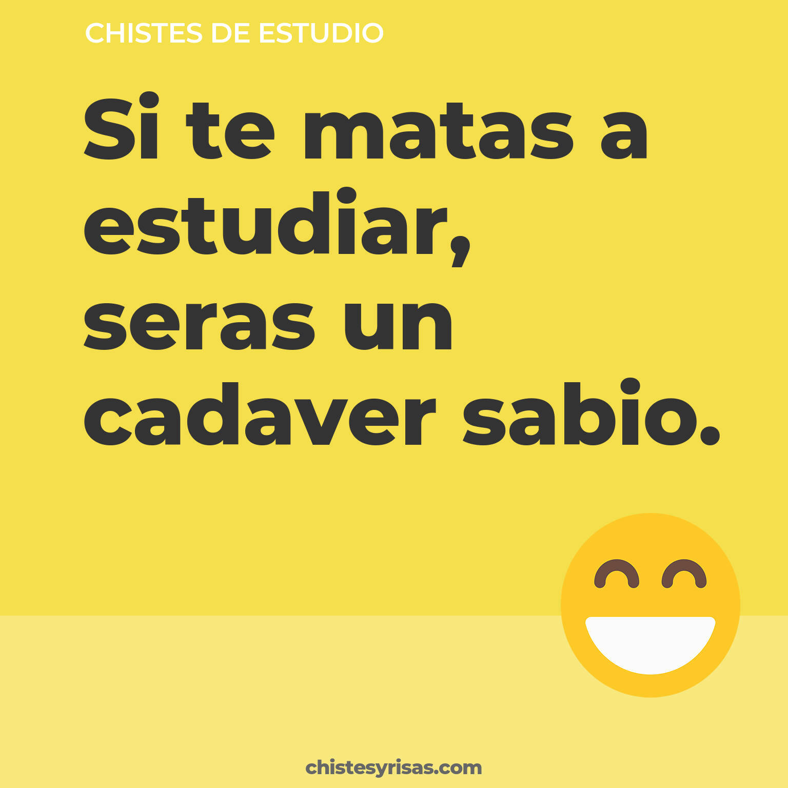 chistes de Estudio buenos