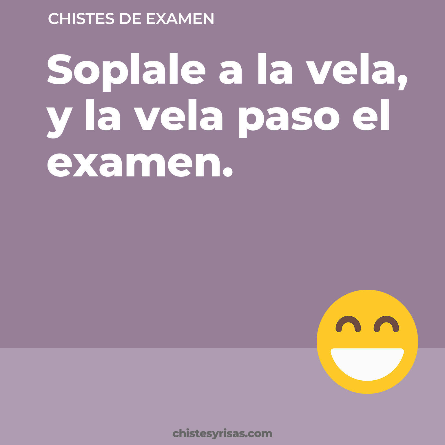 chistes de Examen más graciosos