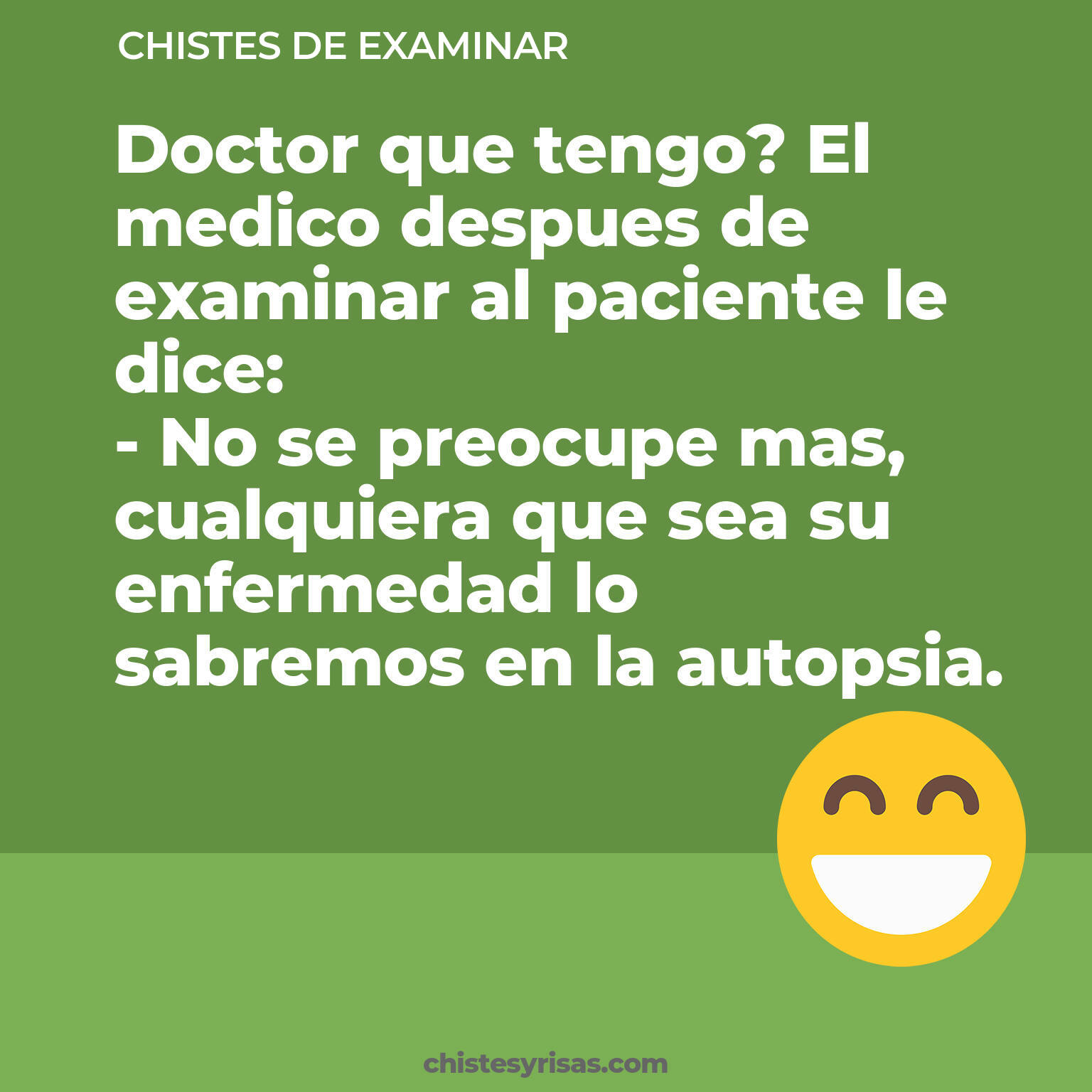 chistes de Examinar cortos