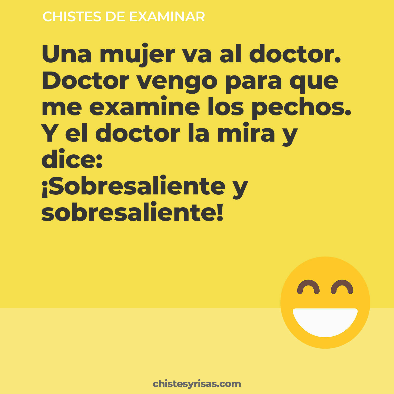 chistes de Examinar buenos foto para reir