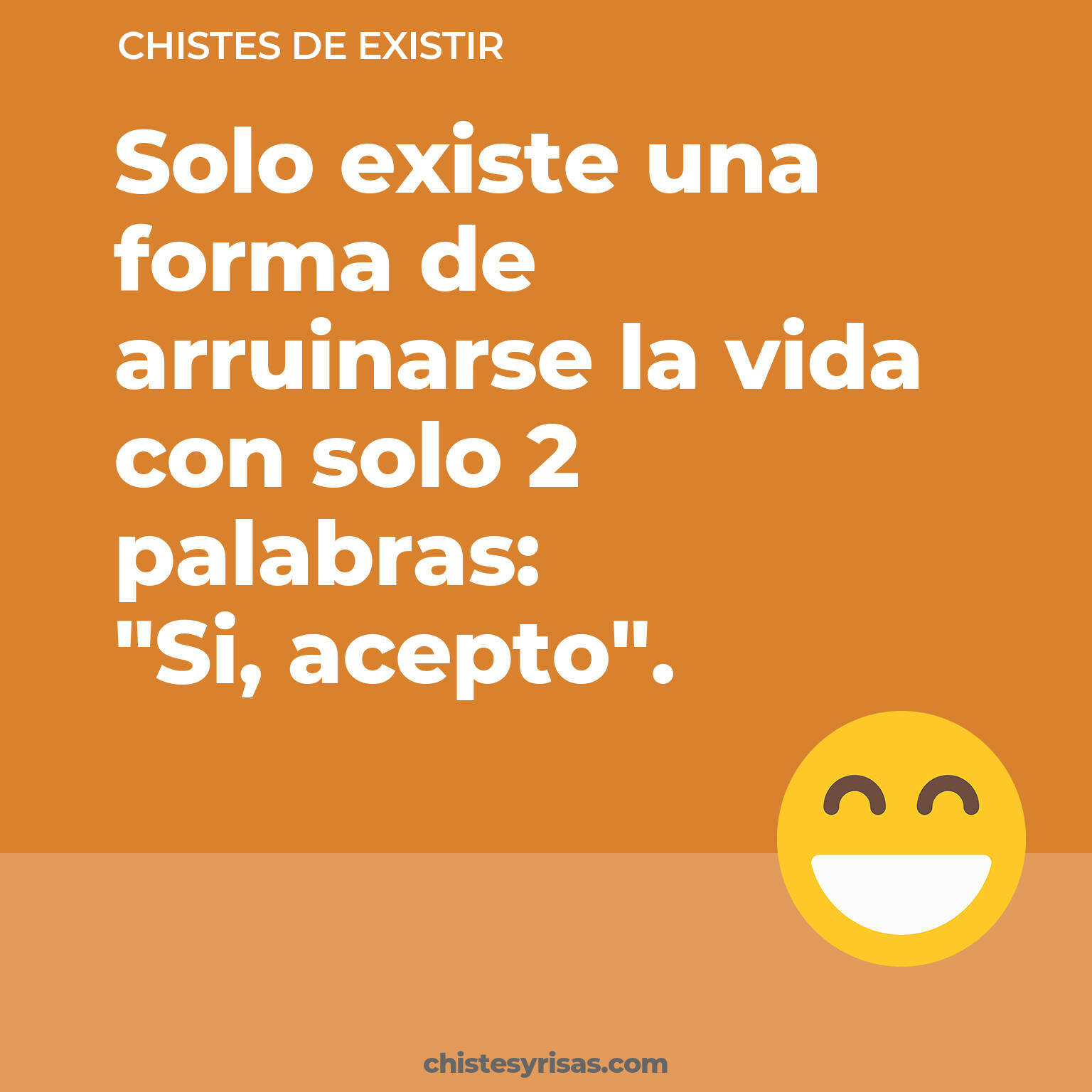 chistes de Existir cortos