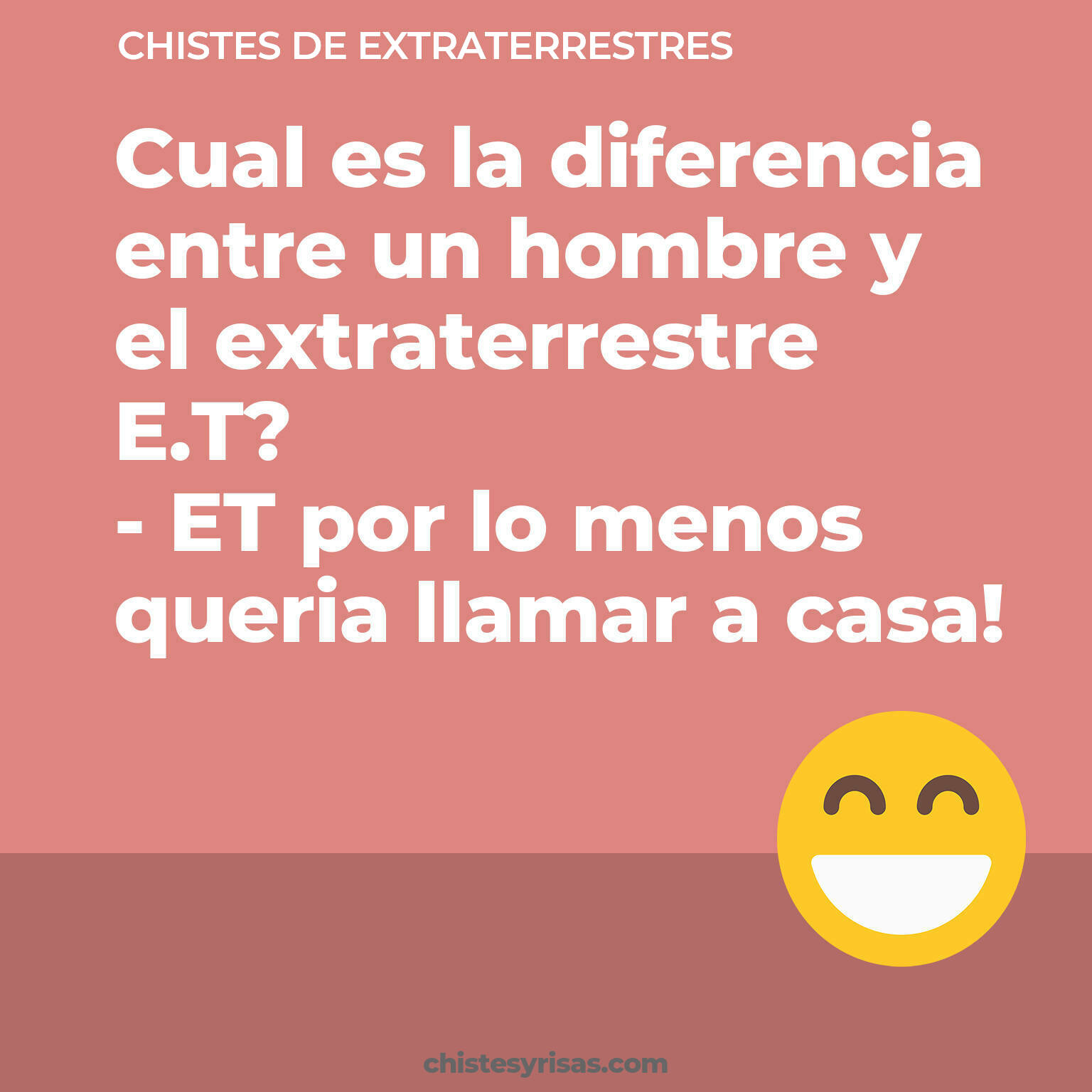 chistes de Extraterrestres cortos