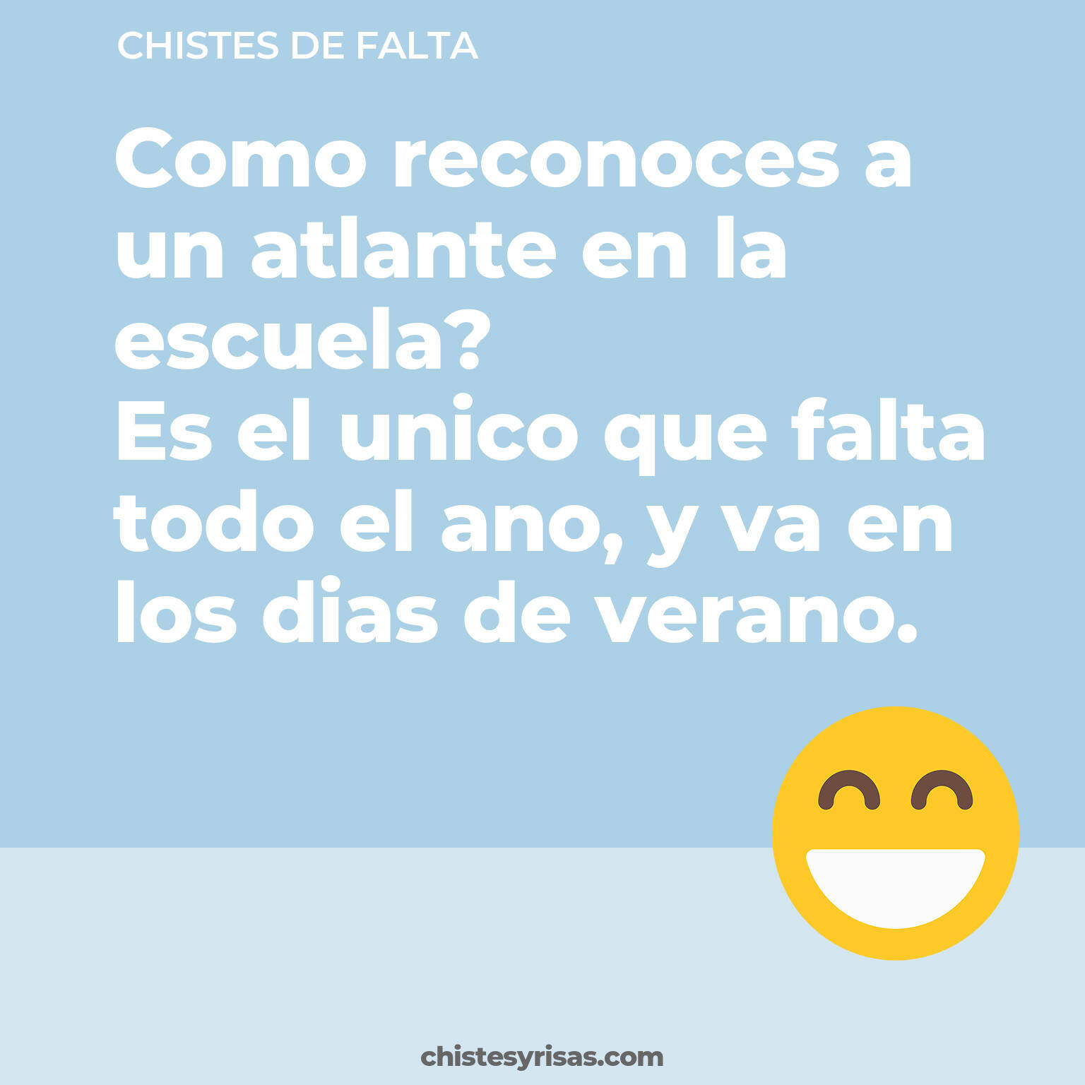 chistes de Falta más graciosos