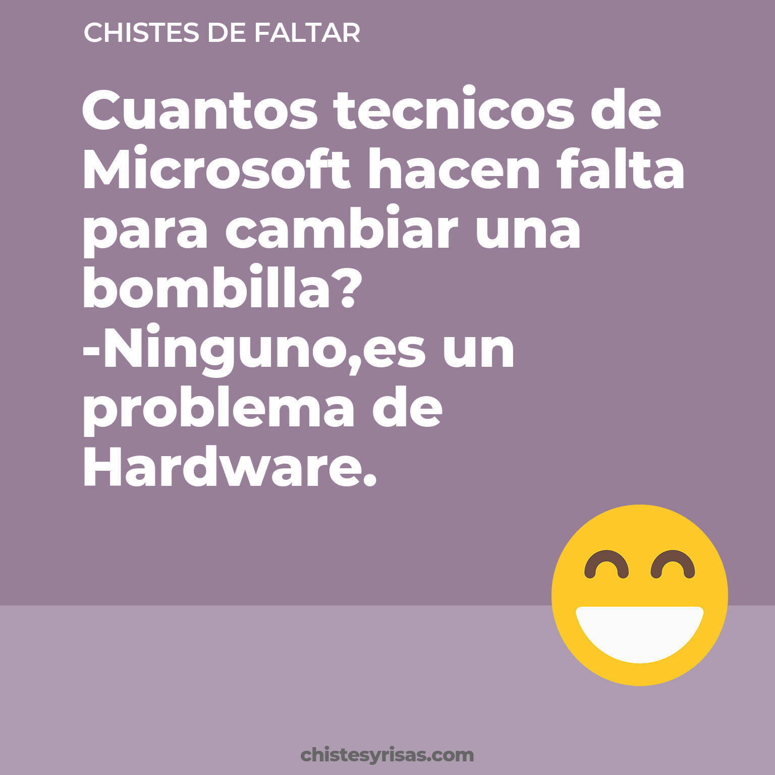 chistes de Faltar cortos