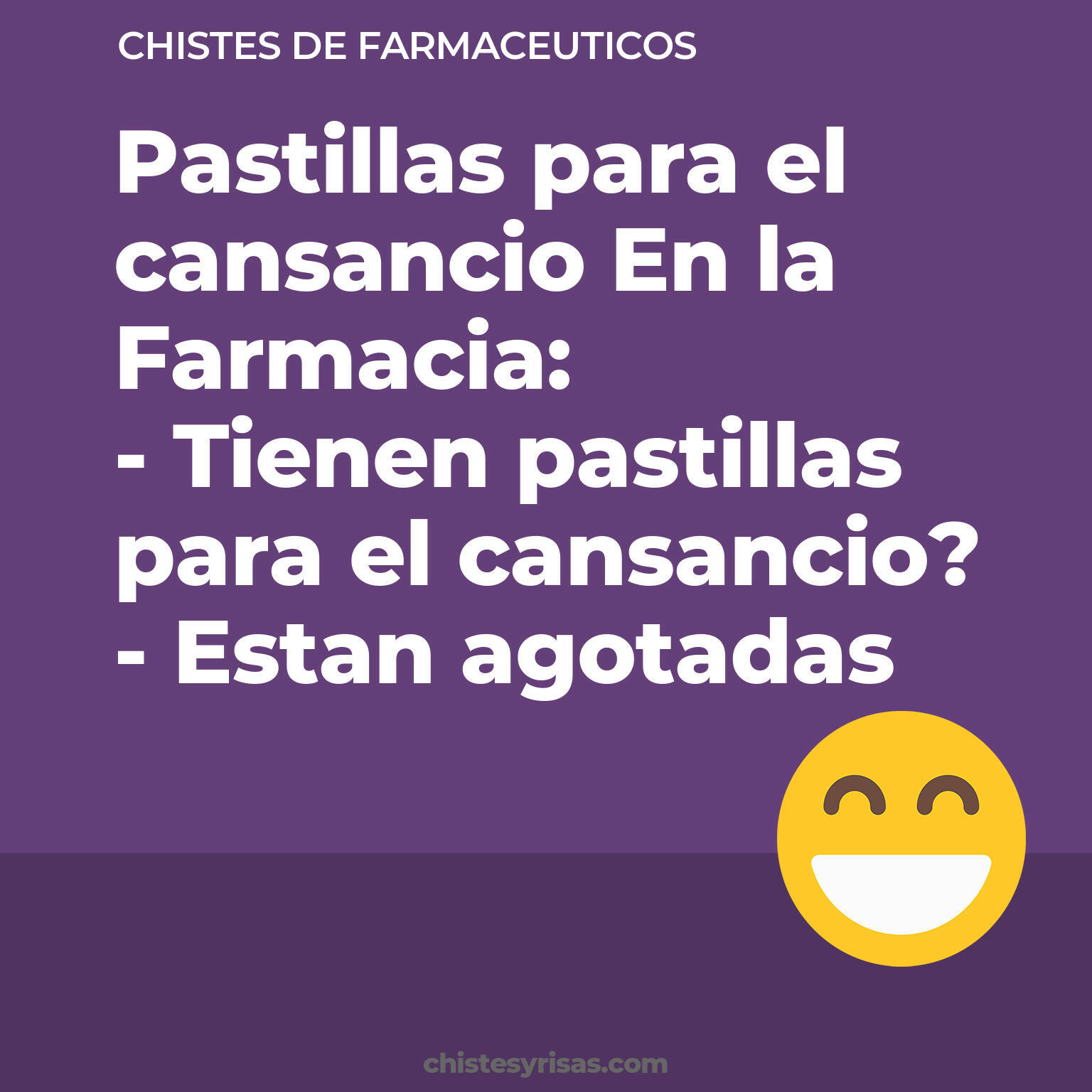 chistes de Farmaceuticos cortos