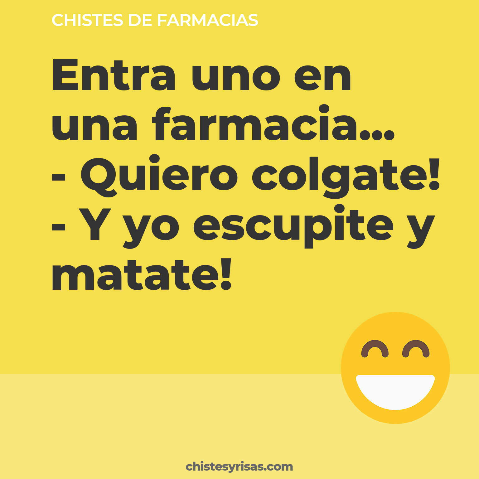 chistes de Farmacias cortos