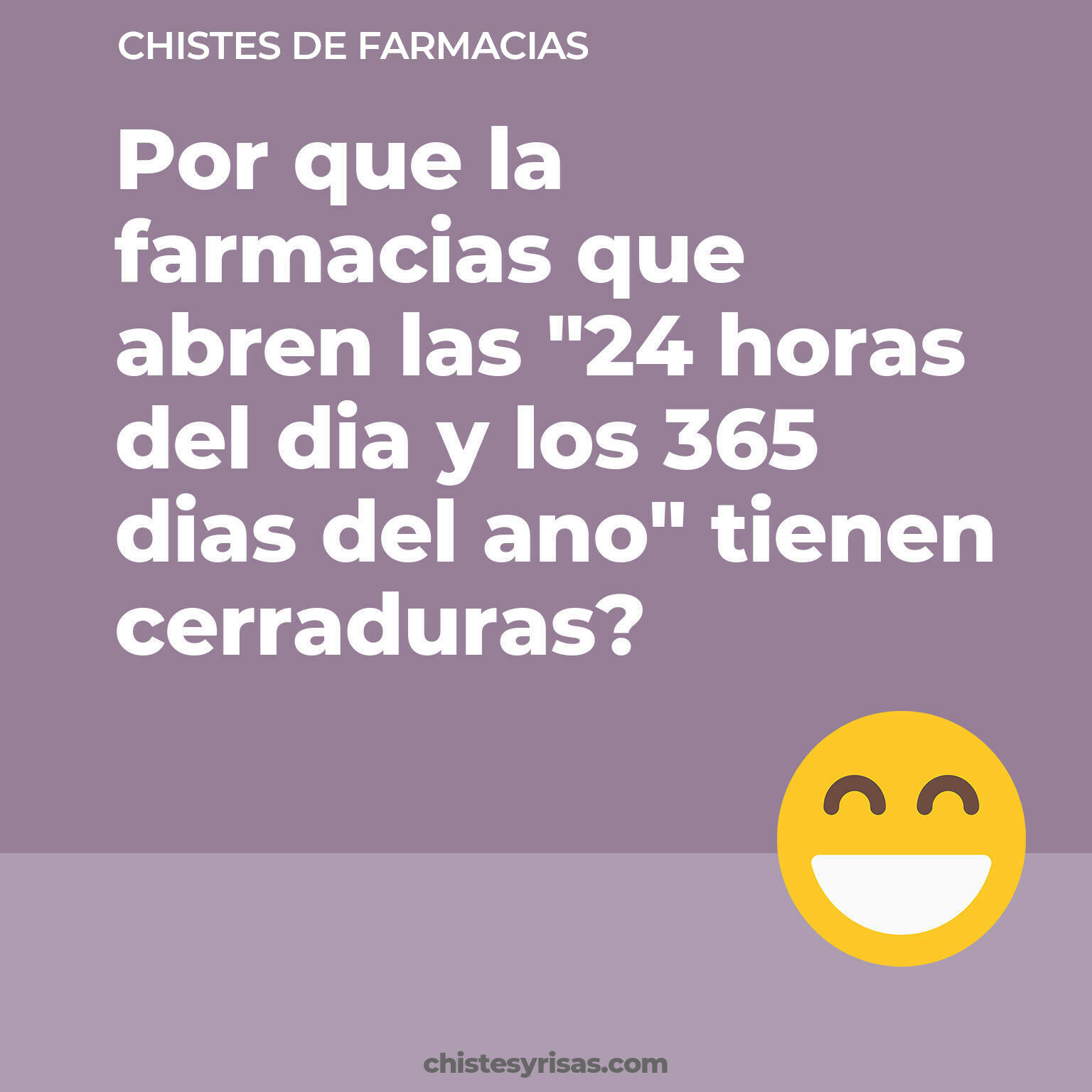 chistes de Farmacias buenos