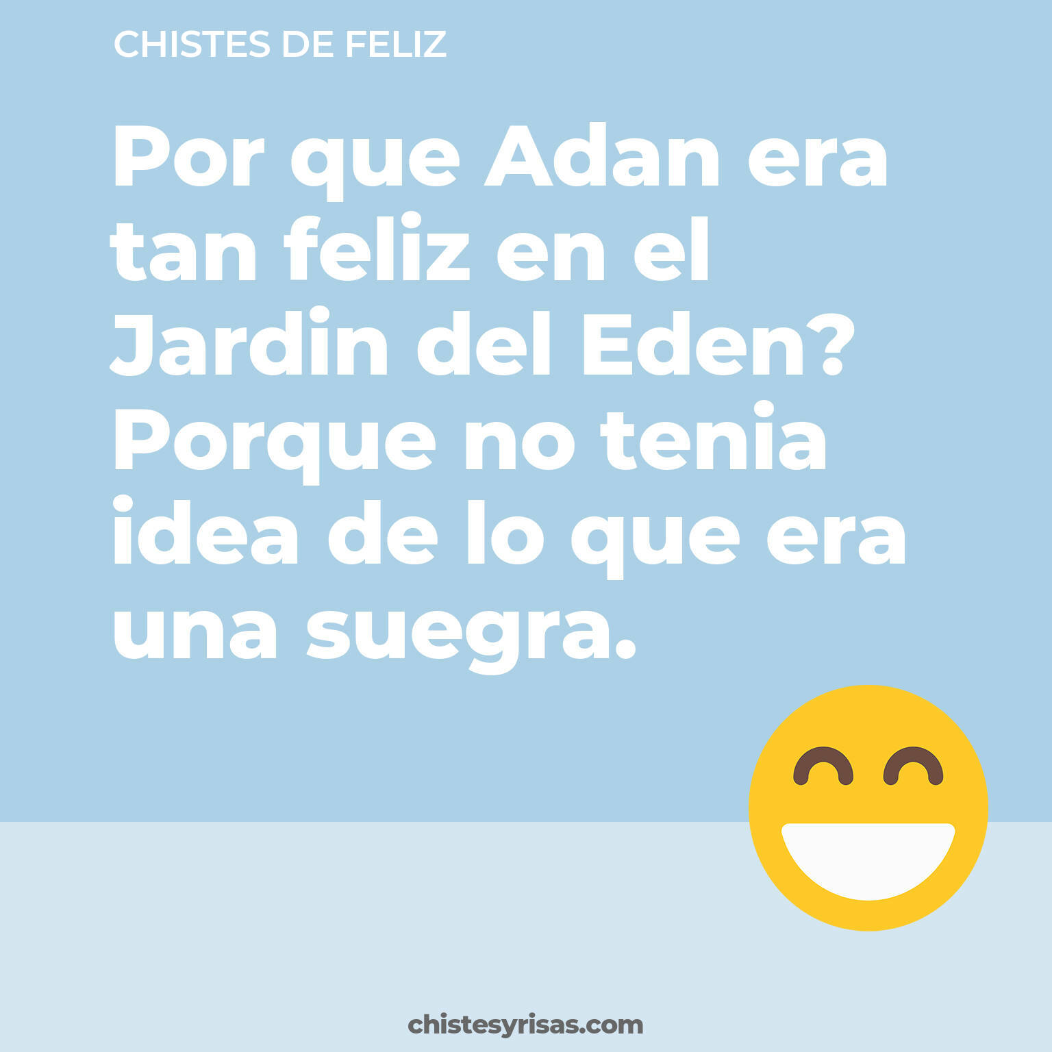 chistes de Feliz buenos