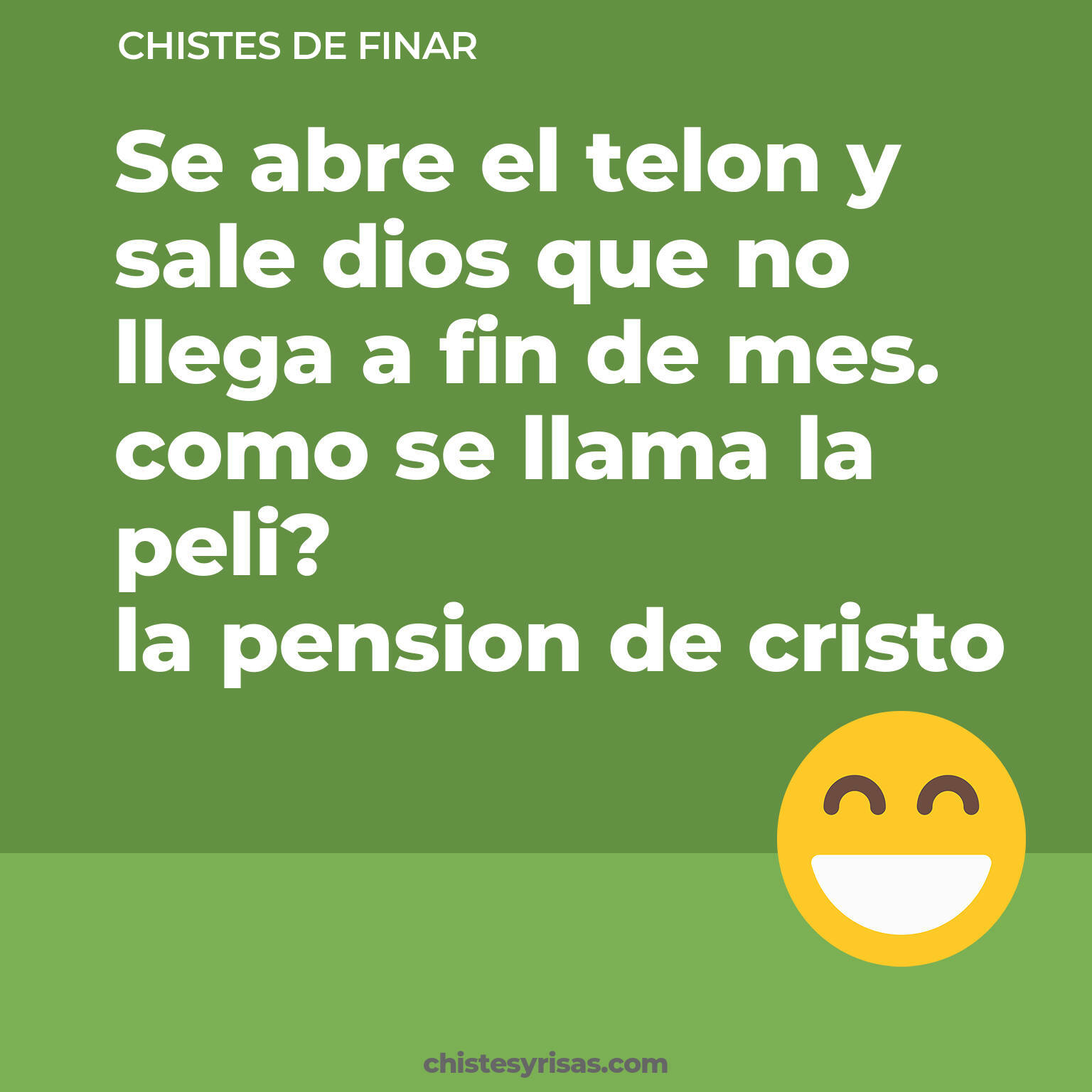 chistes de Finar cortos