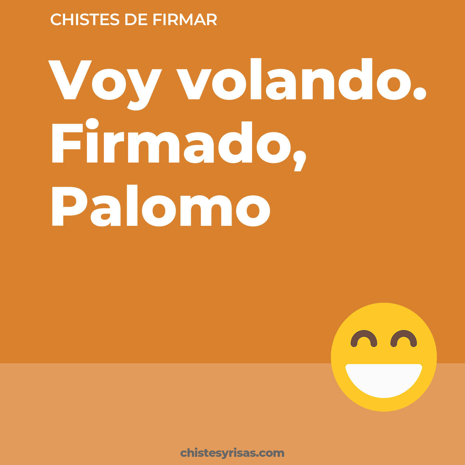 chistes de Firmar cortos