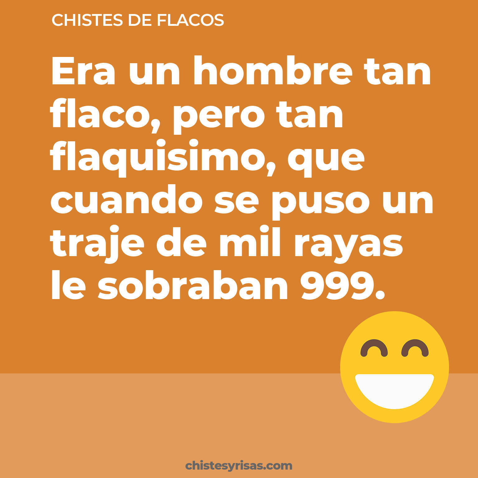 chistes de Flacos cortos