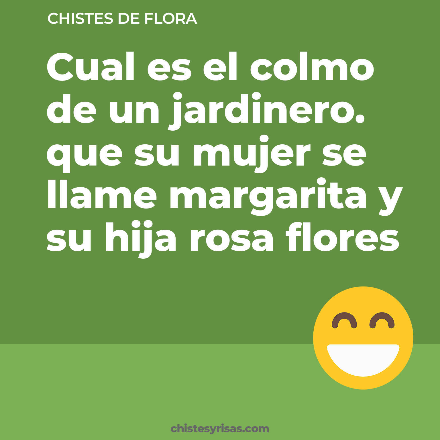 chistes de Flora más graciosos