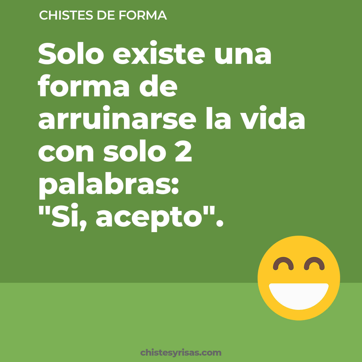 chistes de Forma buenos